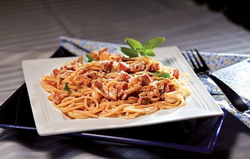 Macarrão cremoso Bebdelicias Trindade